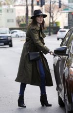 MICHELLE DOCKERY Leaves Sugar Fish in Beverly Hills 01/07/2019