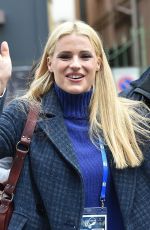 MICHELLE HUNZIKER Arrives at Ariston Theater in Sanremo 01/30/2019