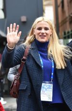 MICHELLE HUNZIKER Arrives at Ariston Theater in Sanremo 01/30/2019
