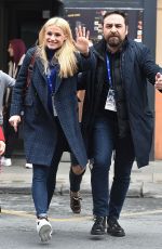 MICHELLE HUNZIKER Arrives at Ariston Theater in Sanremo 01/30/2019