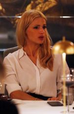 MICHELLE HUNZIKER Celebrates Her 42th Birthday in Milan 01/24/2019