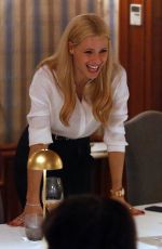 MICHELLE HUNZIKER Celebrates Her 42th Birthday in Milan 01/24/2019