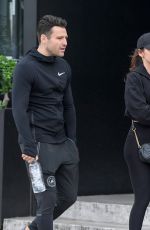 MICHELLE KEEGAN and Mark Wright Leaves Joans on Third in Los Angeles 01/15/2019