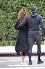 MICHELLE KEEGAN and Mark Wright Out in West Hollywood 01/12/2019