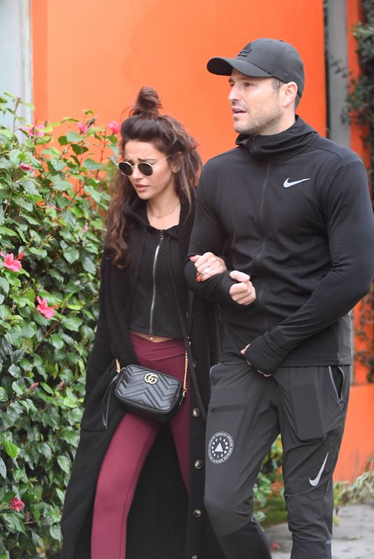 MICHELLE KEEGAN and Mark Wright Out in West Hollywood 01/12/2019