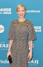 MICHELLE WILLIAMS at After the Wedding Premiere at Sundance Film Festival in Park City 01/25/2019