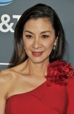 MICHELLE YEOH at 2019 Critics’ Choice Awards in Santa Monica 01/13/2019