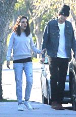 MILA KUNIS and Ashton Kutcher Out in Los Angeles 01/10/2019