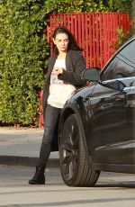 MILA KUNIS Leaves Her House in Los Angeles 01/10/2019