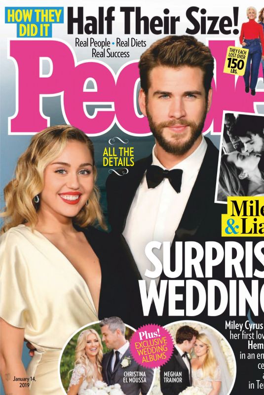 MILEY CYRUS in People Magazine, January 2019