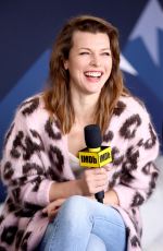 MILLA JOVOVICH at Imdb Studio at 2019 Sundance Film Festival 01/26/2019