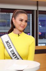 Miss Universe 2018 CATRIONA GRAY at Good Morning America in New York 01/07/2019