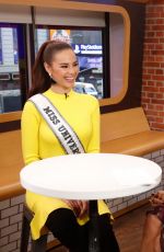 Miss Universe 2018 CATRIONA GRAY at Good Morning America in New York 01/07/2019