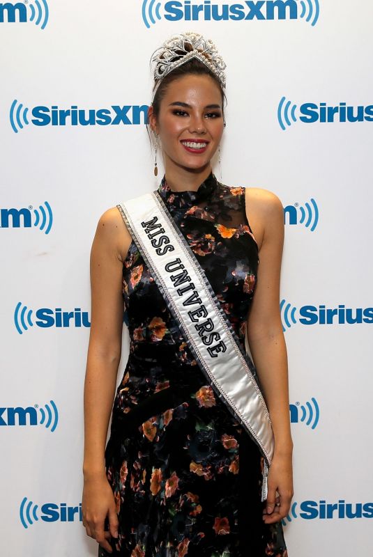 Miss Universe 2018 CATRIONA GRAY at SisriusXM Studio in January 01/10/2019