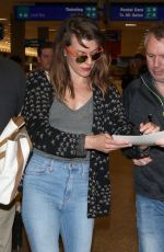 MMILLA JOVOVICH at Salt Lake City Airport 01/23/2019