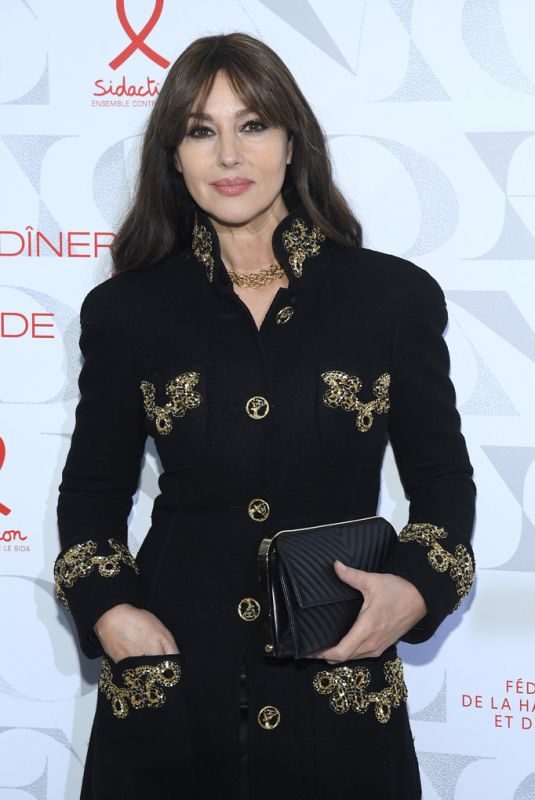MONICA BELLUCCI at Diner de la Mode at Paris Fashion Week 01/24/2019