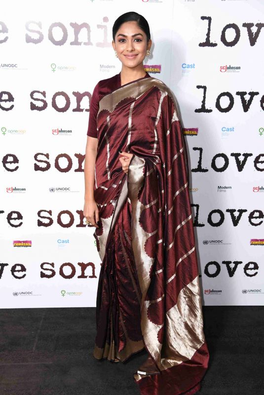 MRUNAL THAKUR at Love Sonia Premiere in London 01/23/2019