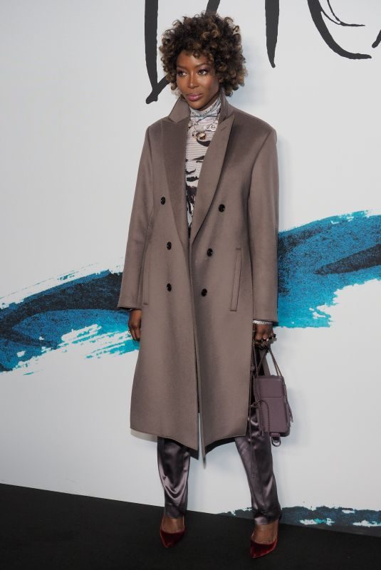 NAOMI CAMPBELL at Dior Homme Fashion Show at Paris Fashion Week 01/18/2019