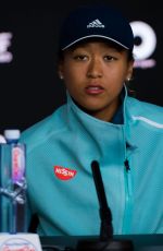 NAOMI OSAKA at 2019 Australian Open Press Conference in Melbourne 01/21/2019