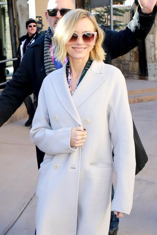 NAOMI WATTS Out at Sundance Film Festival in Park City 01/26/2019