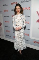 NATALIA DYER at Velvet Buzzsaw Premiere in Los Angeles 01/28/2018