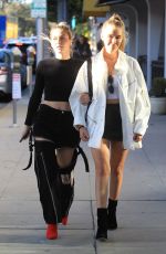 NATALIA PANZANELLA and RUBY CARR Out in Los Angeles 01/24/2019