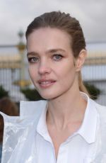 NATALIA VODIANOVA Arrives at Louis Vuitton Show at Paris Fashion Week 01/17/2019