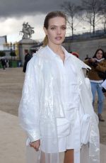 NATALIA VODIANOVA Arrives at Louis Vuitton Show at Paris Fashion Week 01/17/2019