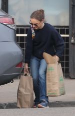 NATALIE PORTMAN in Denim Out Shopping in Los Feliz 01/28/2019