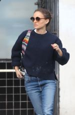 NATALIE PORTMAN in Denim Out Shopping in Los Feliz 01/28/2019