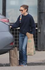 NATALIE PORTMAN in Denim Out Shopping in Los Feliz 01/28/2019