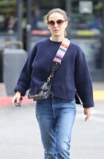 NATALIE PORTMAN in Denim Out Shopping in Los Feliz 01/28/2019