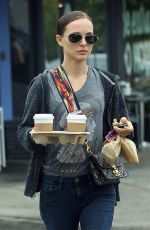 NATALIE PORTMAN Out for Coffee in Los Feliz 01//07/2019