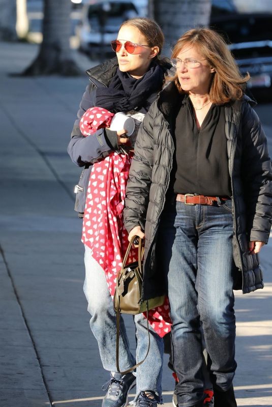 NATALIE PORTMAN Out for Lunch in West Hollywood 02/01/2019