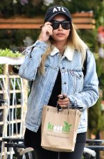 NAYA RIVERA Heading ti Kreation Kafe in Los Angeles 01/28/2019