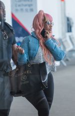 NICKI MINAJ at Adelaide Airport 01/07/2019