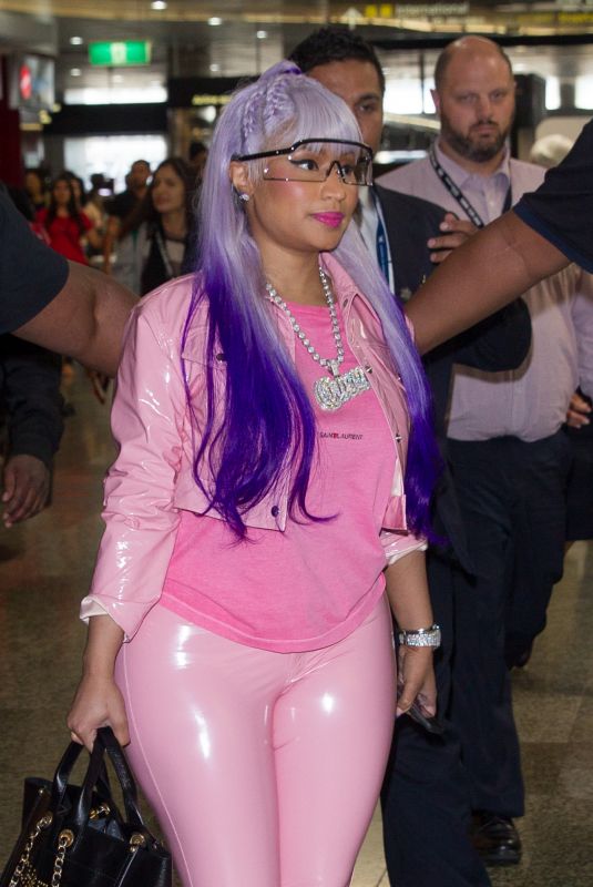 NICKI MINAJ at Melbourne Airport 01/14/2019