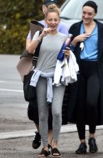 NICOLE RICHIE Heading to Yoga Class in Los Angeles 01/15/2019
