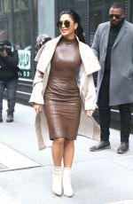 NICOLE SCHERZINGER Arrives at Build Series in New York 01/30/2019