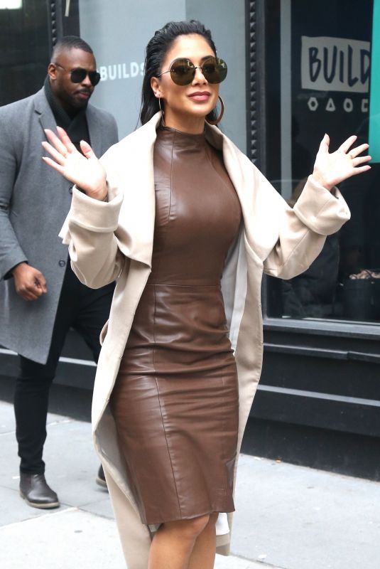 NICOLE SCHERZINGER Arrives at Build Series in New York 01/30/2019