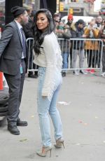 NICOLE SCHERZINGER Arrives at Good Morning America in New York 01/03/2019