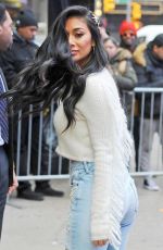 NICOLE SCHERZINGER Arrives at Good Morning America in New York 01/03/2019