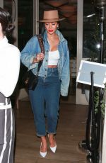NICOLE SCHERZINGER Night Out in Los Angeles 01/22/2019