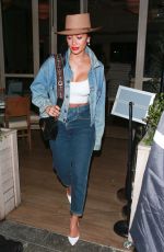 NICOLE SCHERZINGER Night Out in Los Angeles 01/22/2019