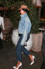 NICOLE SCHERZINGER Night Out in Los Angeles 01/22/2019