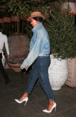 NICOLE SCHERZINGER Night Out in Los Angeles 01/22/2019