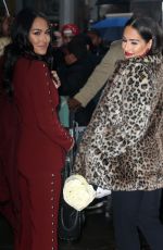 NIKKI and BRIE BELL Arrives at Build Series in New York 01/24/2019