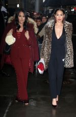 NIKKI and BRIE BELL Arrives at Build Series in New York 01/24/2019