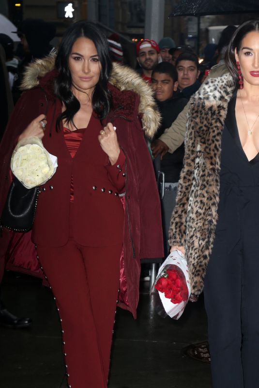 NIKKI and BRIE BELL Arrives at Build Series in New York 01/24/2019