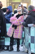 NOOMI RAPACE Arrives at Build Series in New York 01/14/2019